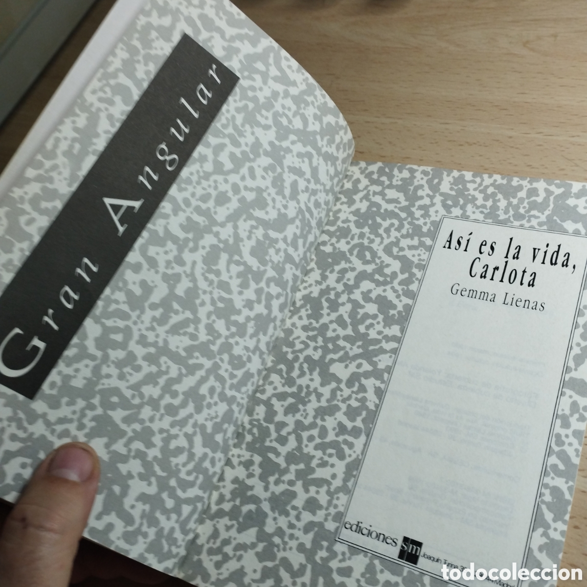 Libros de segunda mano: As&iacute; es la vida, Carlota. Gemma Lienas. Gran angular. Ediciones SM. - Foto 4