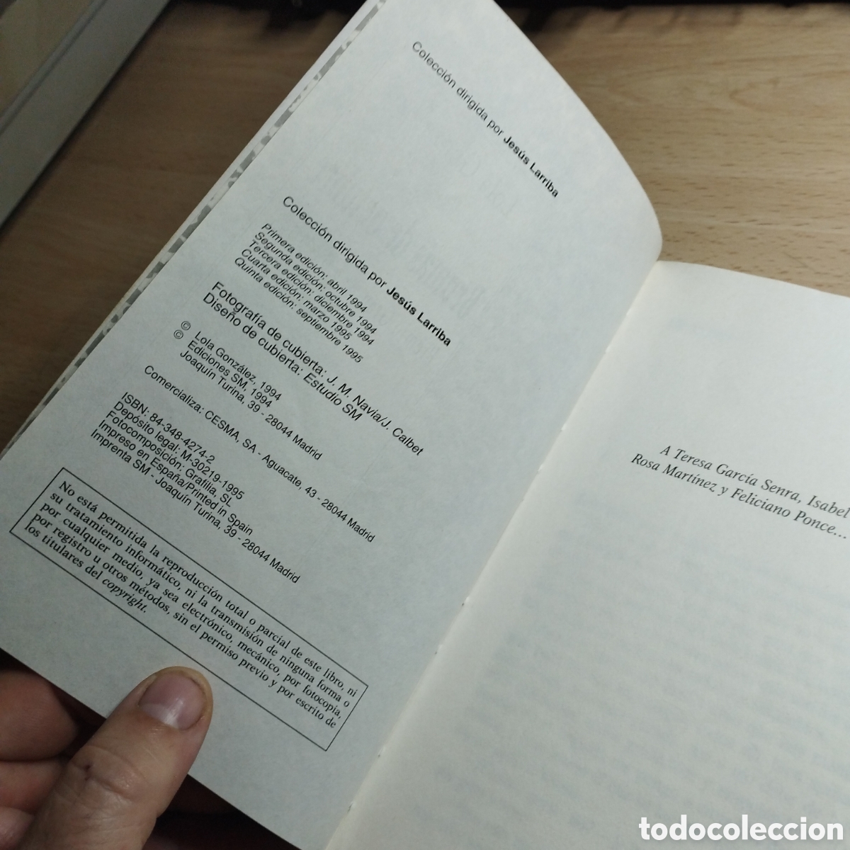 Libros de segunda mano: Brumas de Octubre. Lola Gonz&aacute;lez. Gran Angular.ediciones SM. - Foto 5