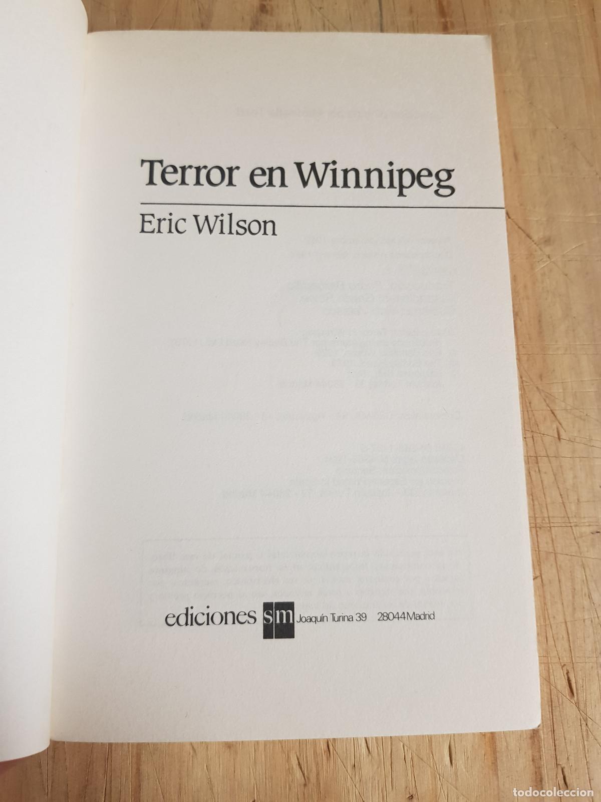 Libros de segunda mano: Terror en Winnipeg - Eric Wilson - Foto 4