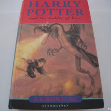 Libros de segunda mano: HARRY POTTER EN INGLES AND THE GLOBLET OF FIRE 1º EDICION
