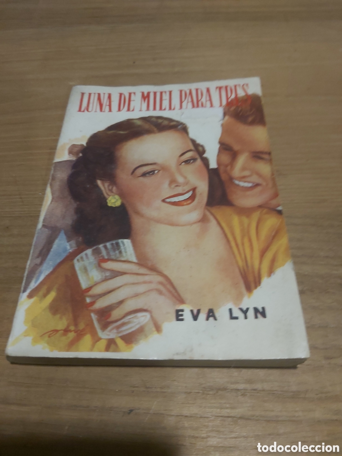 Libros de segunda mano: Ediciones agora luna de miel para tres Eva lyn 1948 rom&aacute;nticas amor colecci&oacute;n flora
