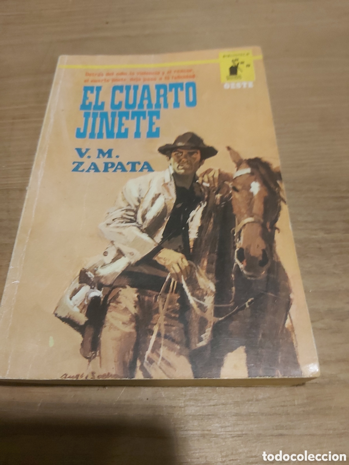 Libri di seconda mano: Novela el cuarto jinete v.m zapata biblioteca Oeste vaqueros 1966 edicciones molino