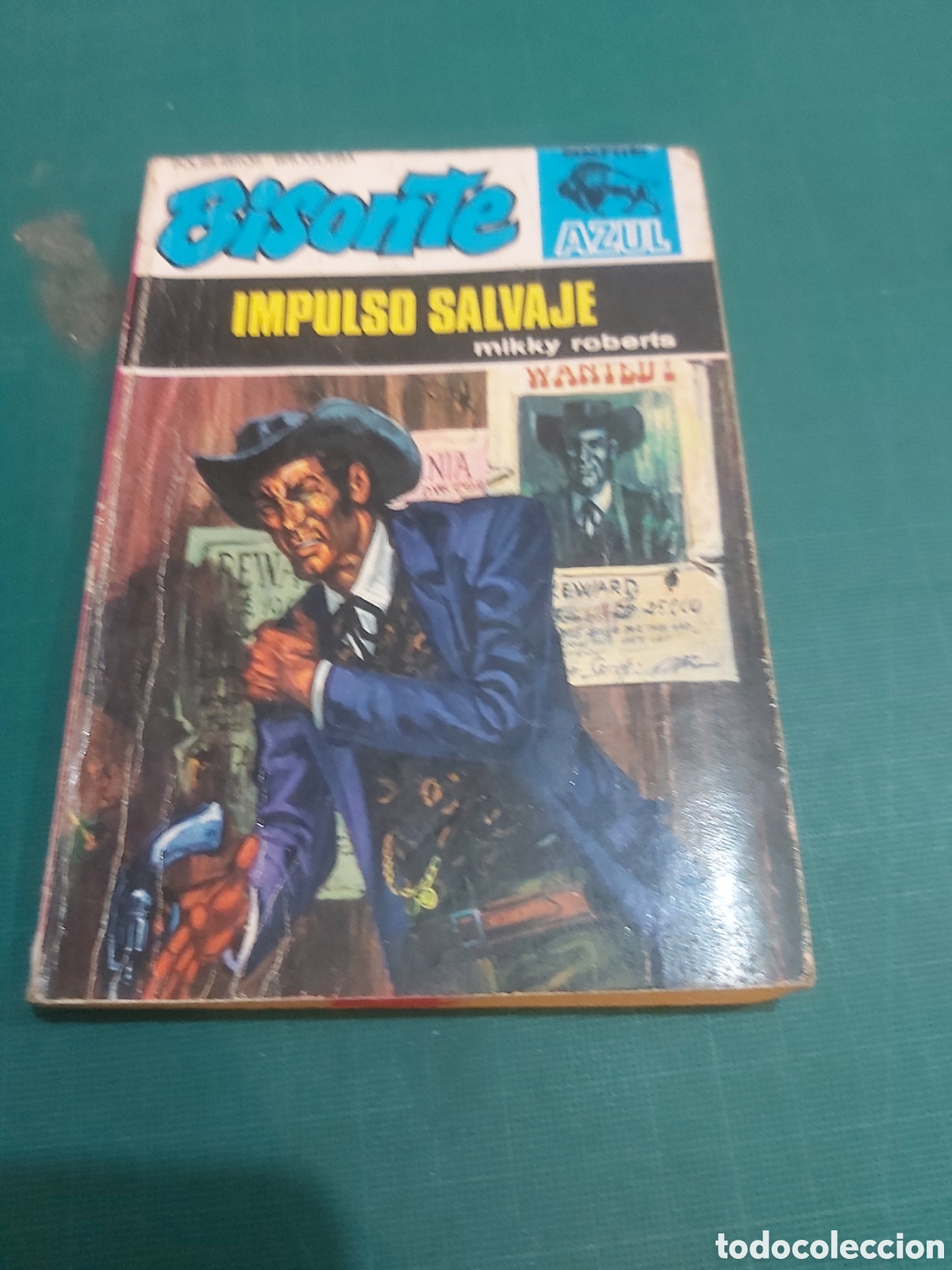 Libros de segunda mano: Bisonte serie azul impulso salvaje mikky Roberts 11 primera edici&oacute;n 1971