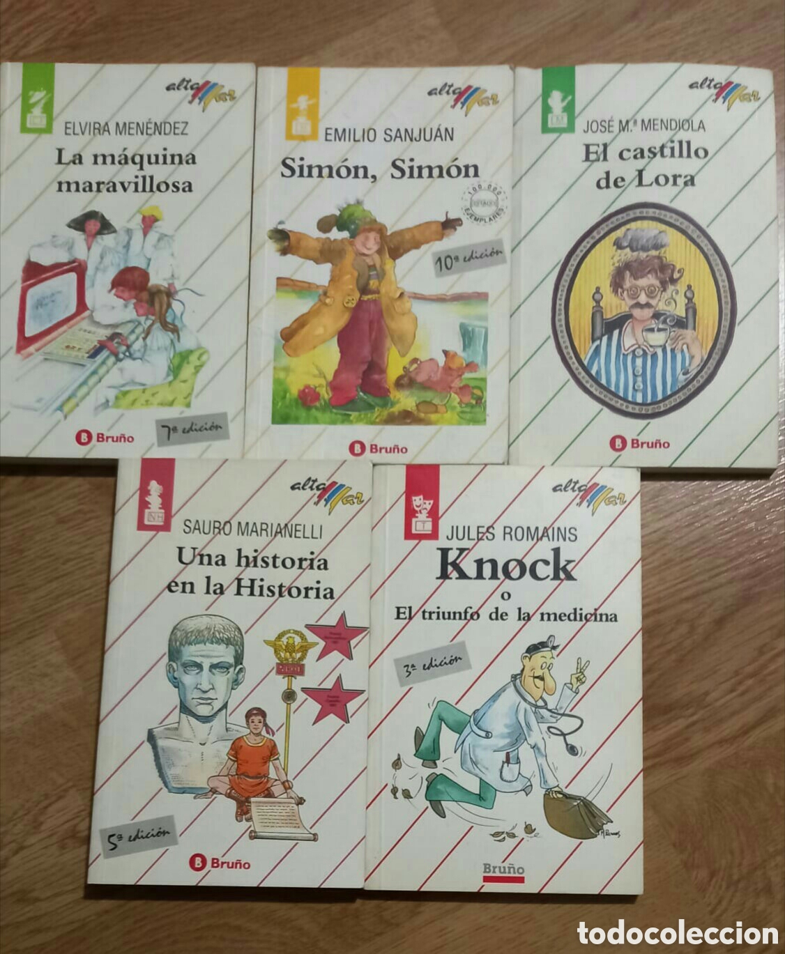 Lote 6 libros alta mar