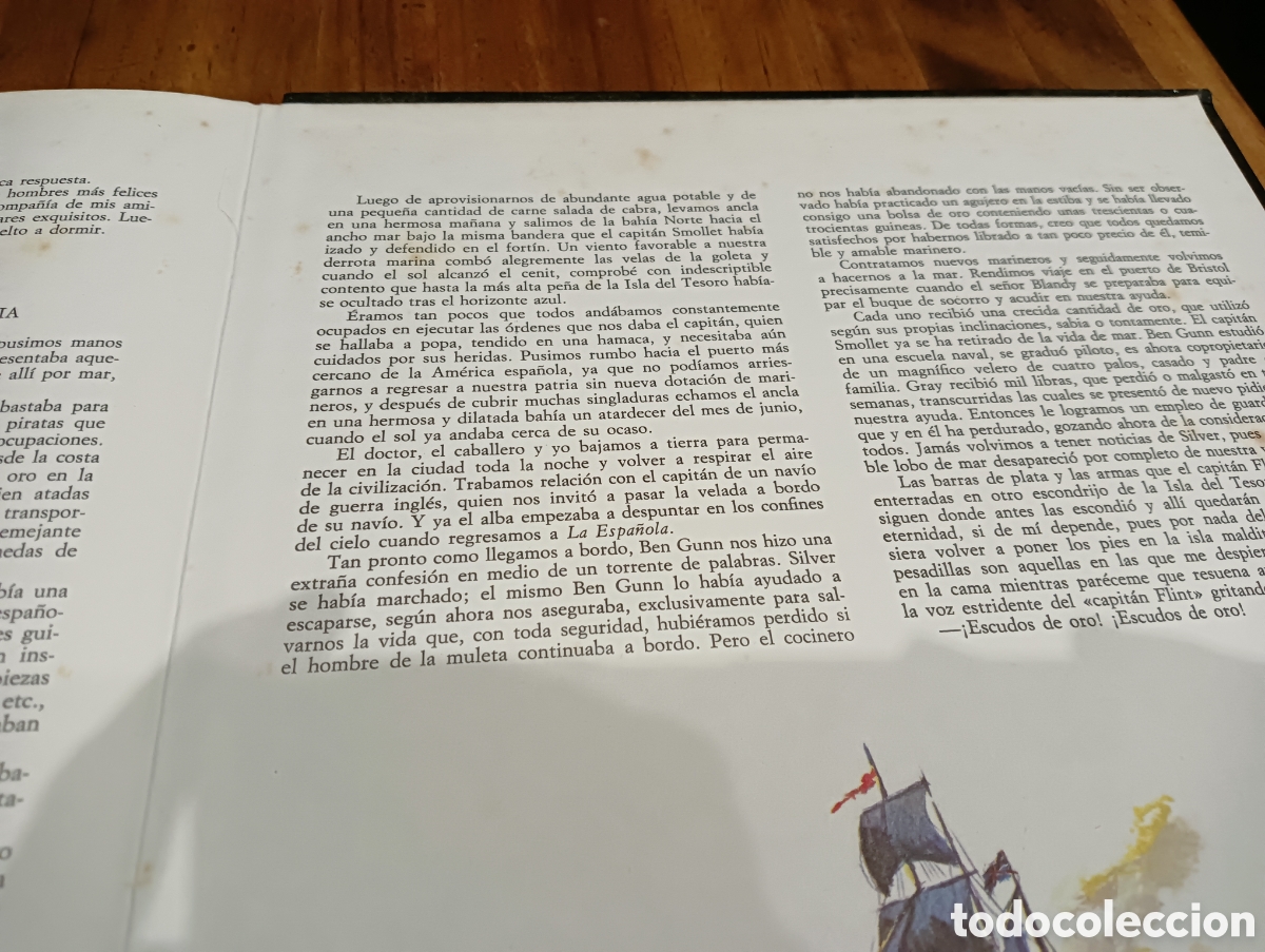 Libros de segunda mano: La isla del Tesoro. - Foto 2