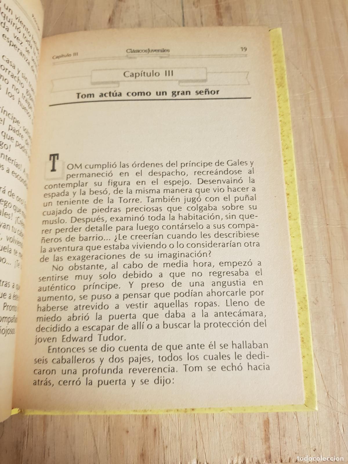 Libros de segunda mano: Pr&iacute;ncipe y mendigo - Mark Twain - Foto 3