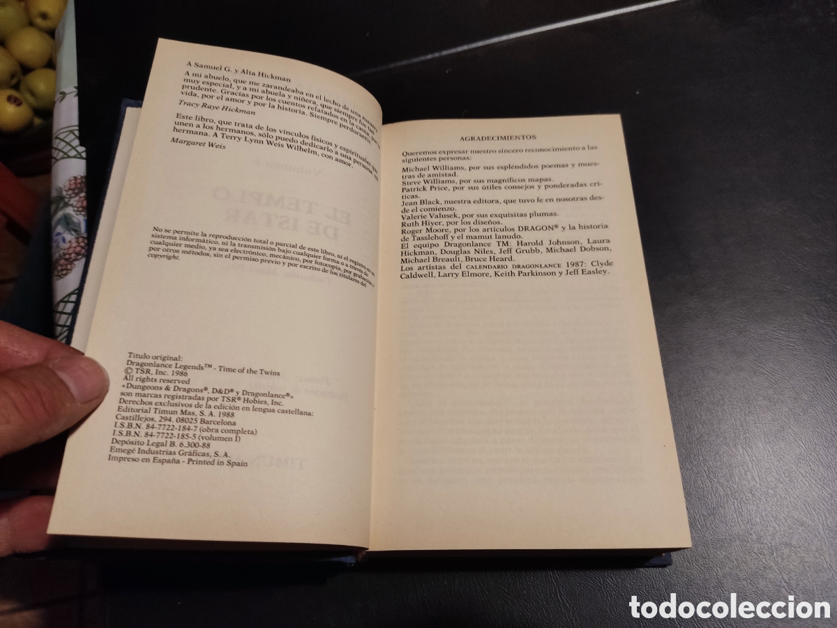 Libros de segunda mano: Libro leyendas de la Dragonlance, el templo de istar - Foto 4