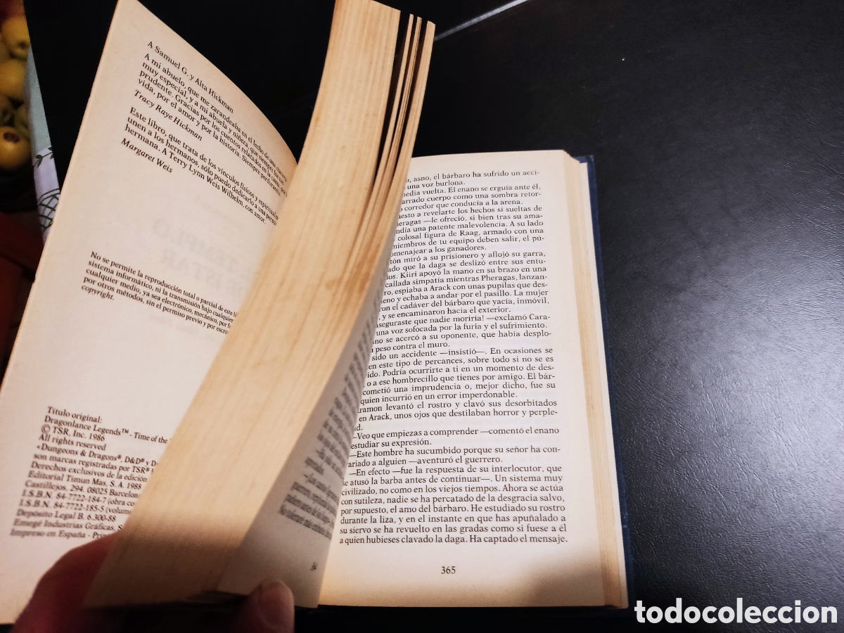 Libros de segunda mano: Libro leyendas de la Dragonlance, el templo de istar - Foto 5