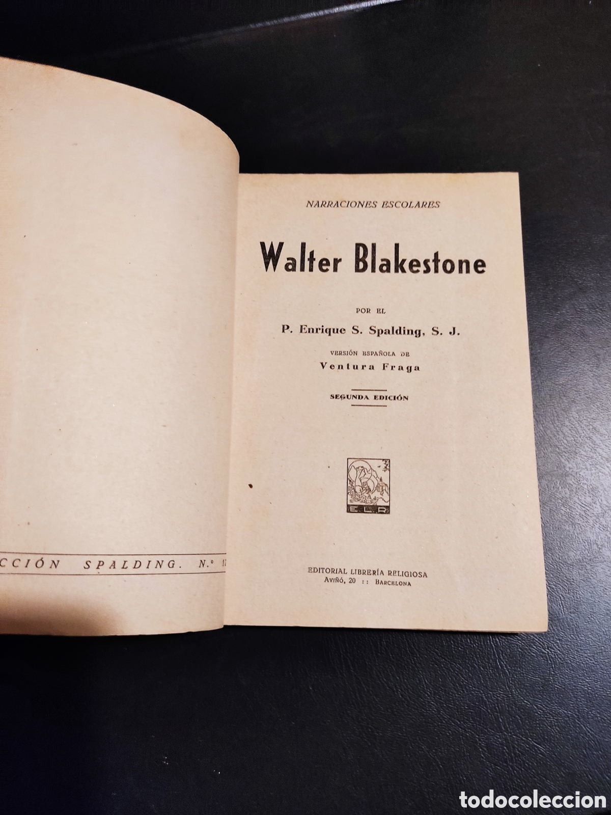 Libros de segunda mano: Libro colecci&oacute;n spalding Walter Blakestone - Foto 2