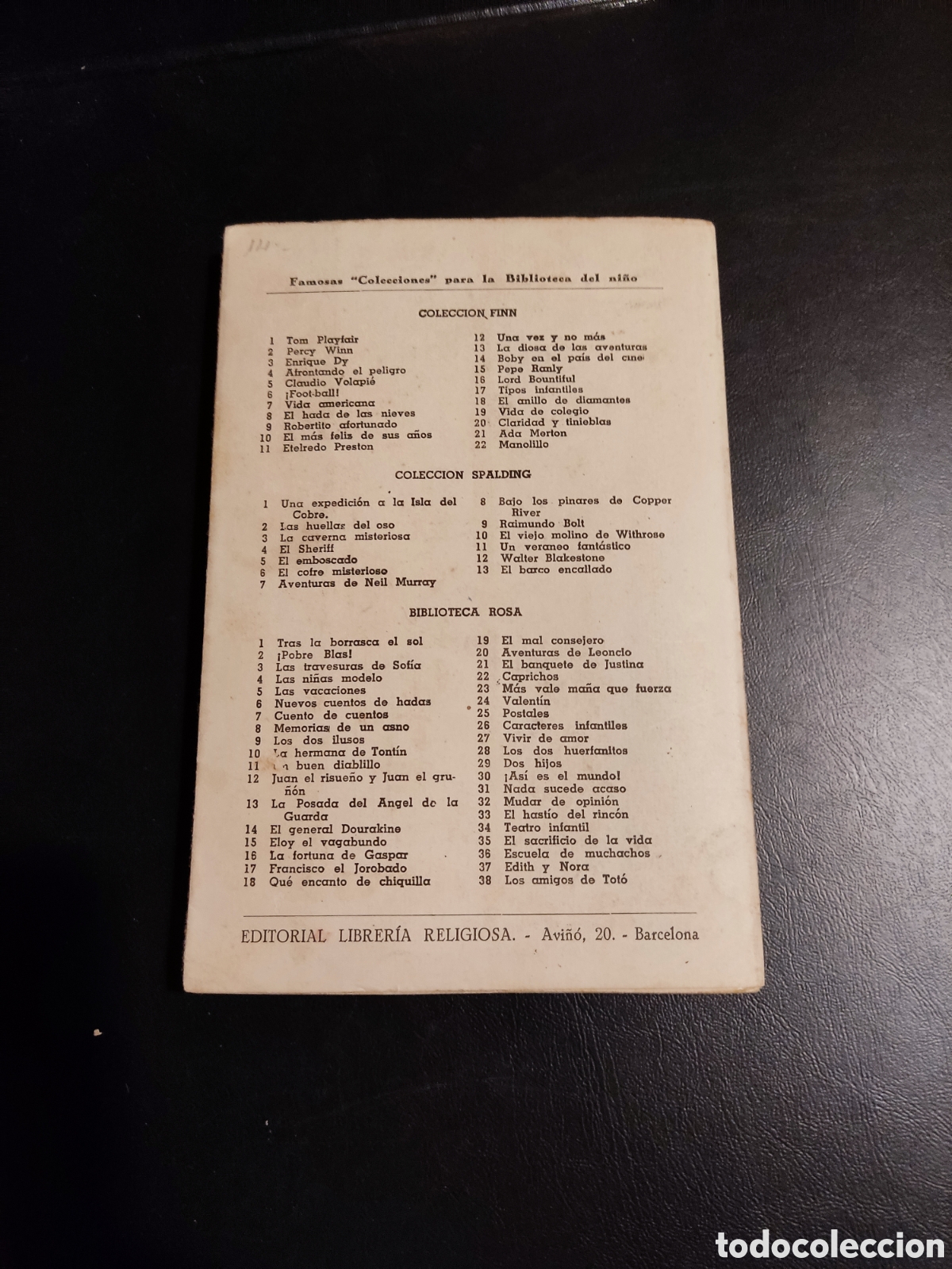 Libros de segunda mano: Libro colecci&oacute;n spalding Walter Blakestone - Foto 4