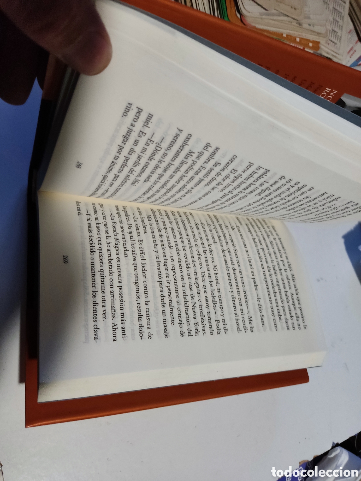 Libros de segunda mano: Libro afrontar el fuego de Nora Roberts - Foto 3