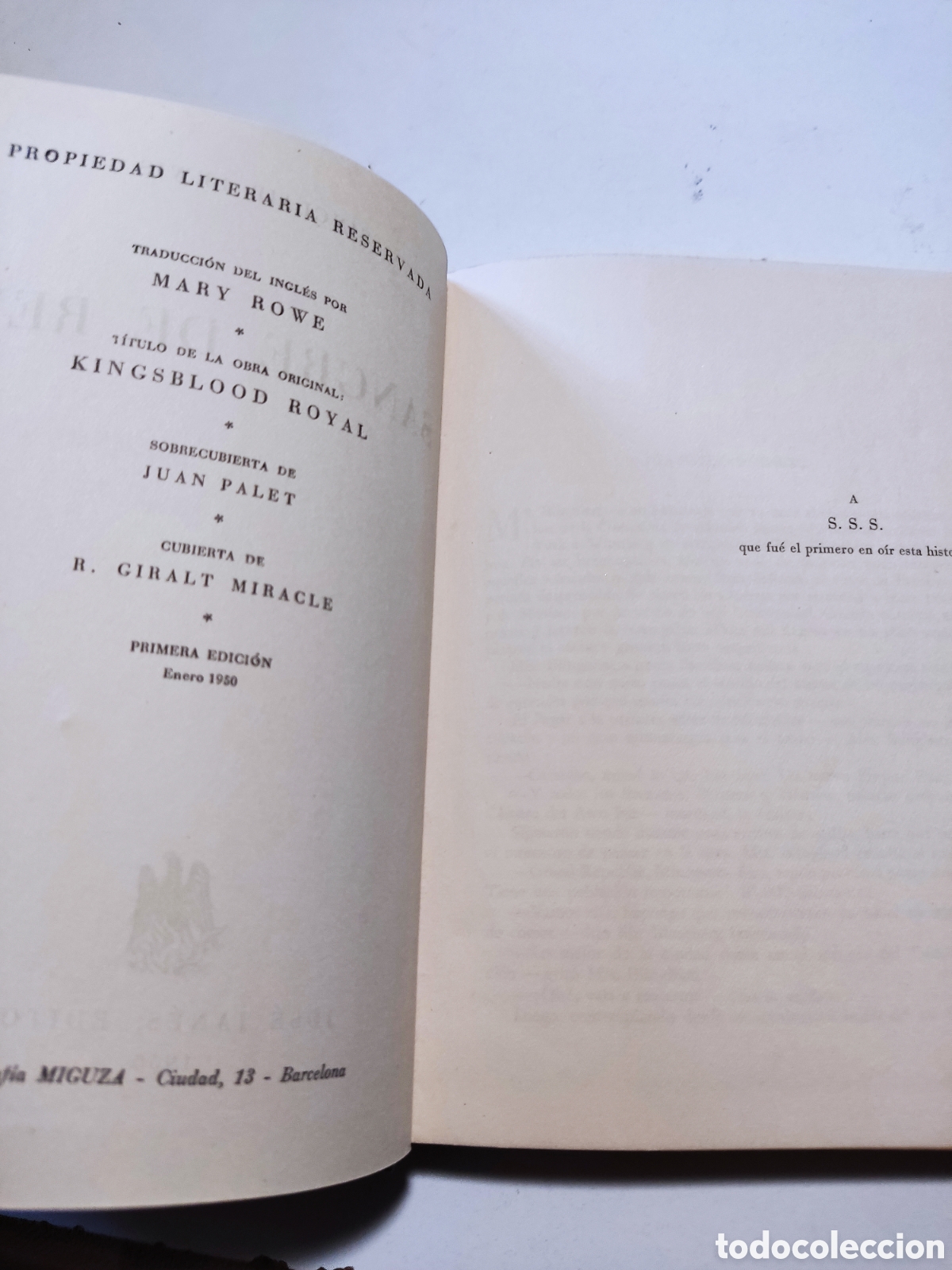 Libros de segunda mano: Libro sangre de Rey de sinclair Lewis 1950 - Foto 3