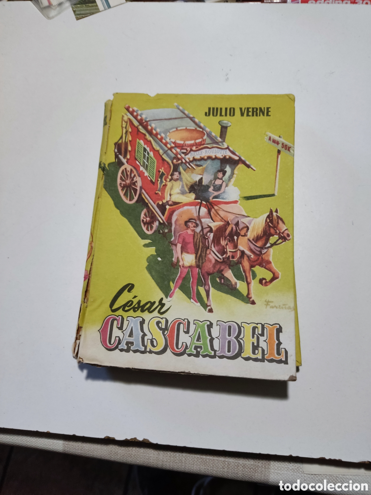Libros de segunda mano: Libro C&eacute;sar Cascabel de Julio Verne - Foto 1