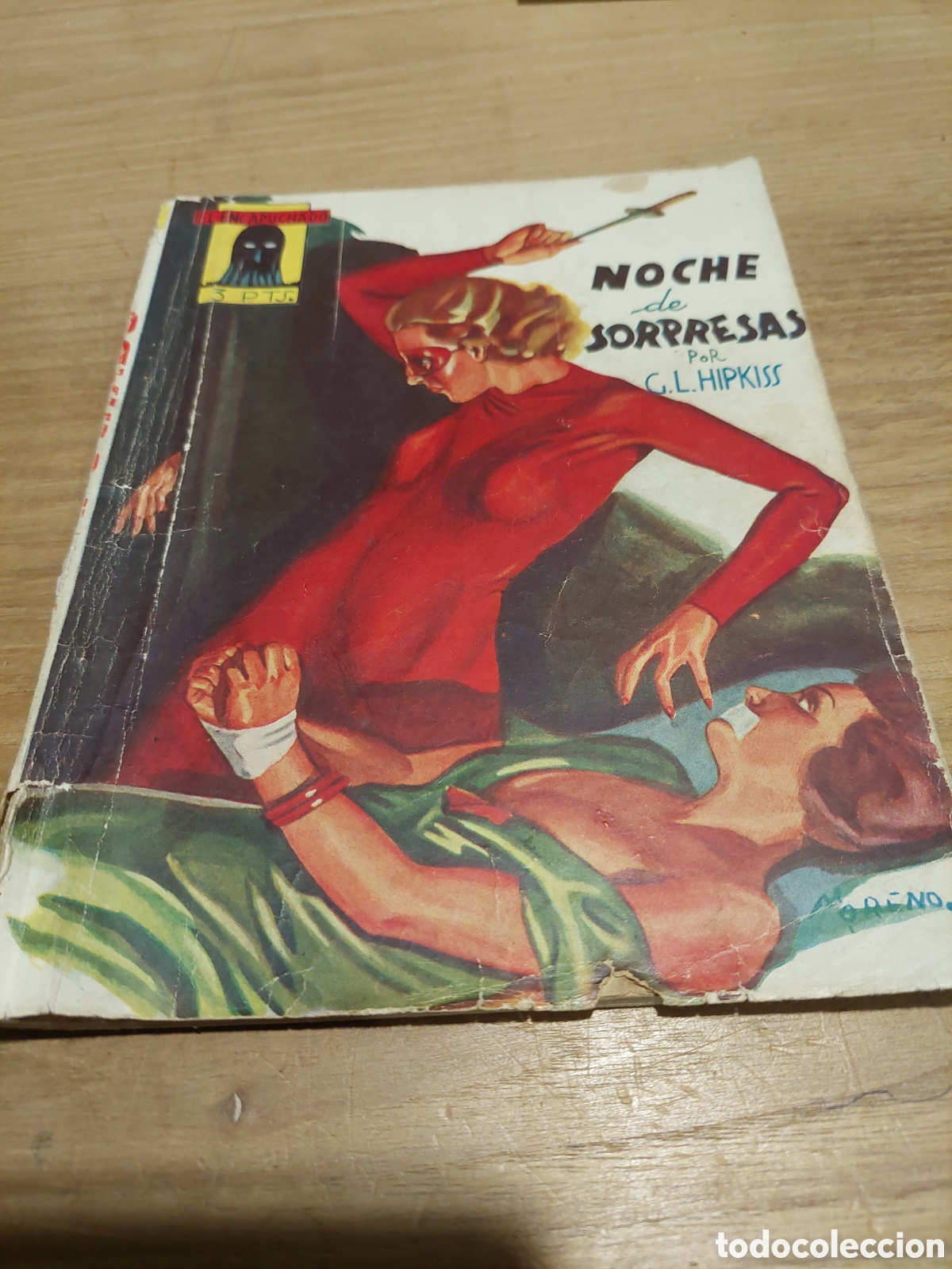 Gebrauchte B&uuml;cher: Ediciones cliper 1946 primera edici&oacute;n el encapuchado noche de sorpresas g.l Hipkiss