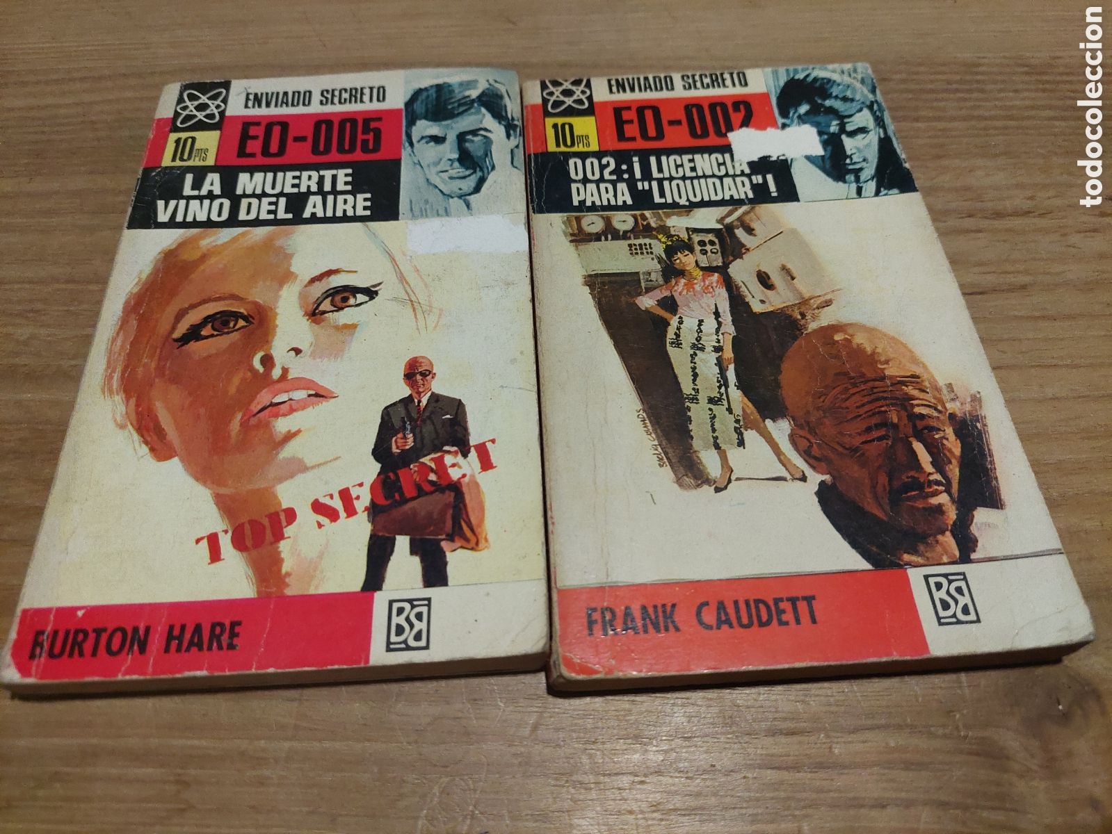 Gebrauchte B&uuml;cher: Enviado secreto eno oo2 la muerte vino del aire 24,oo2 licencia para luquidar 41 primera edici&oacute;n 68