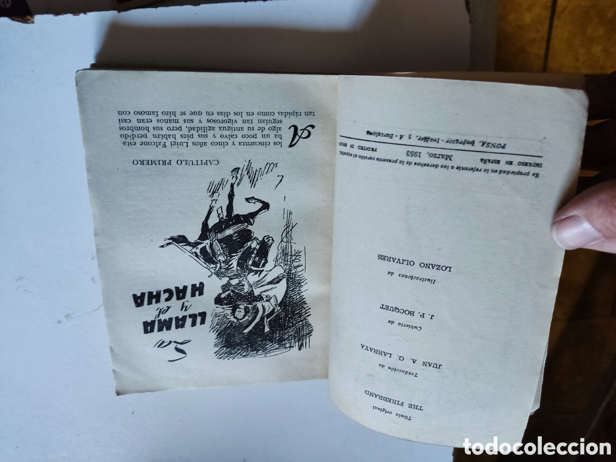 Libros de segunda mano: Libro La llama y el hacha de George Challis - Foto 2