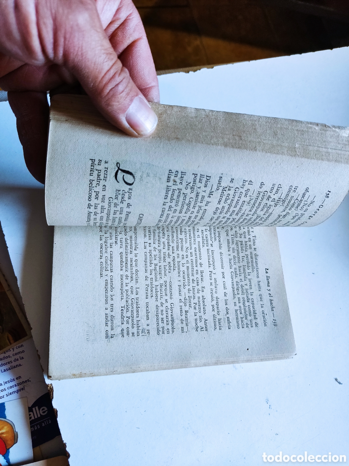 Libros de segunda mano: Libro La llama y el hacha de George Challis - Foto 4
