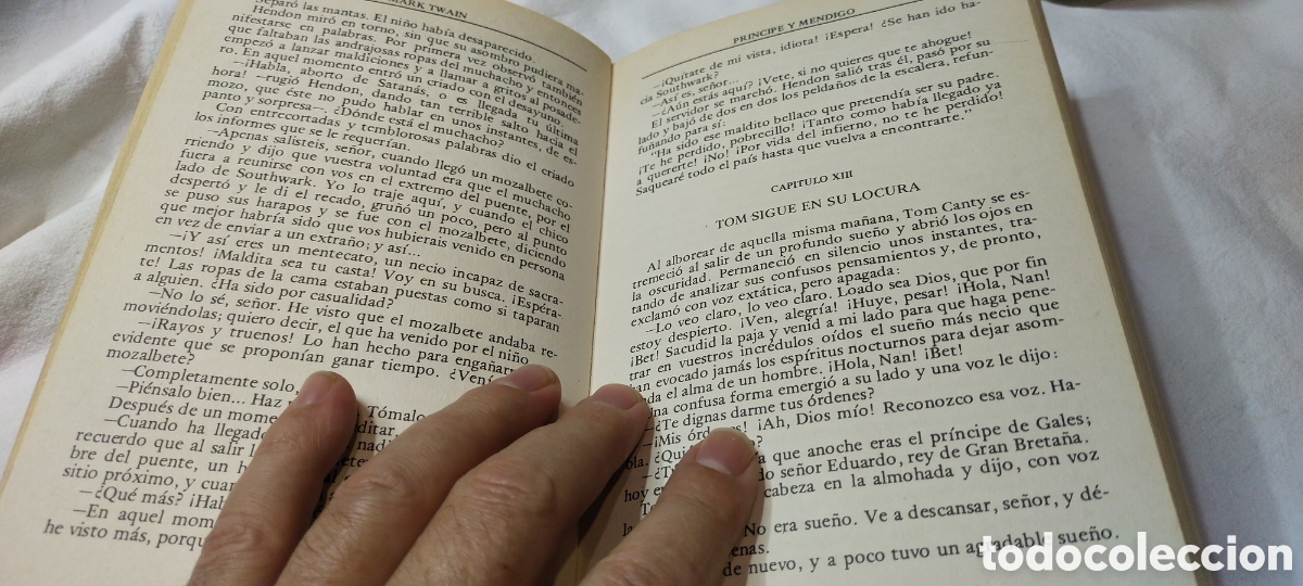 Libros de segunda mano: Pr&iacute;ncipe y mendigo. Editors - Foto 2