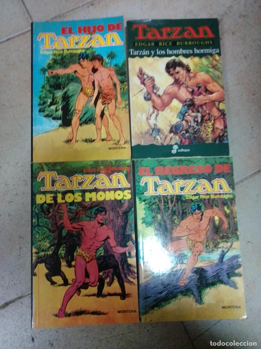Libri di seconda mano: LOTE DE 4 NOVELAS DE TARZAN