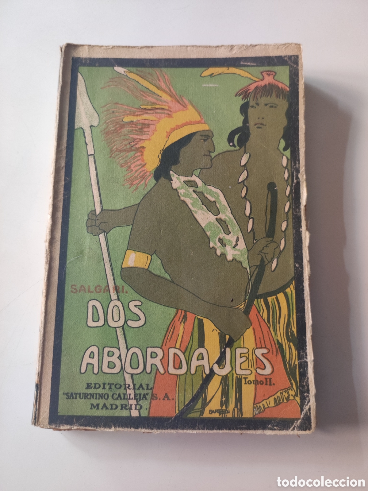Libros de segunda mano: DOS ABORDAJES . Tomo II .- E Salgari - Foto 1