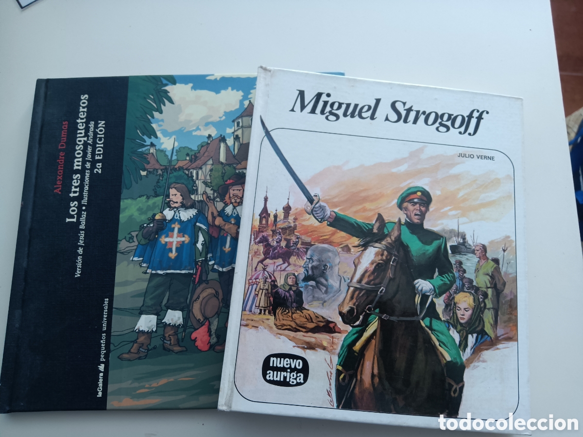 Libros de segunda mano: Miguel strogoff y los tres mosqueteros