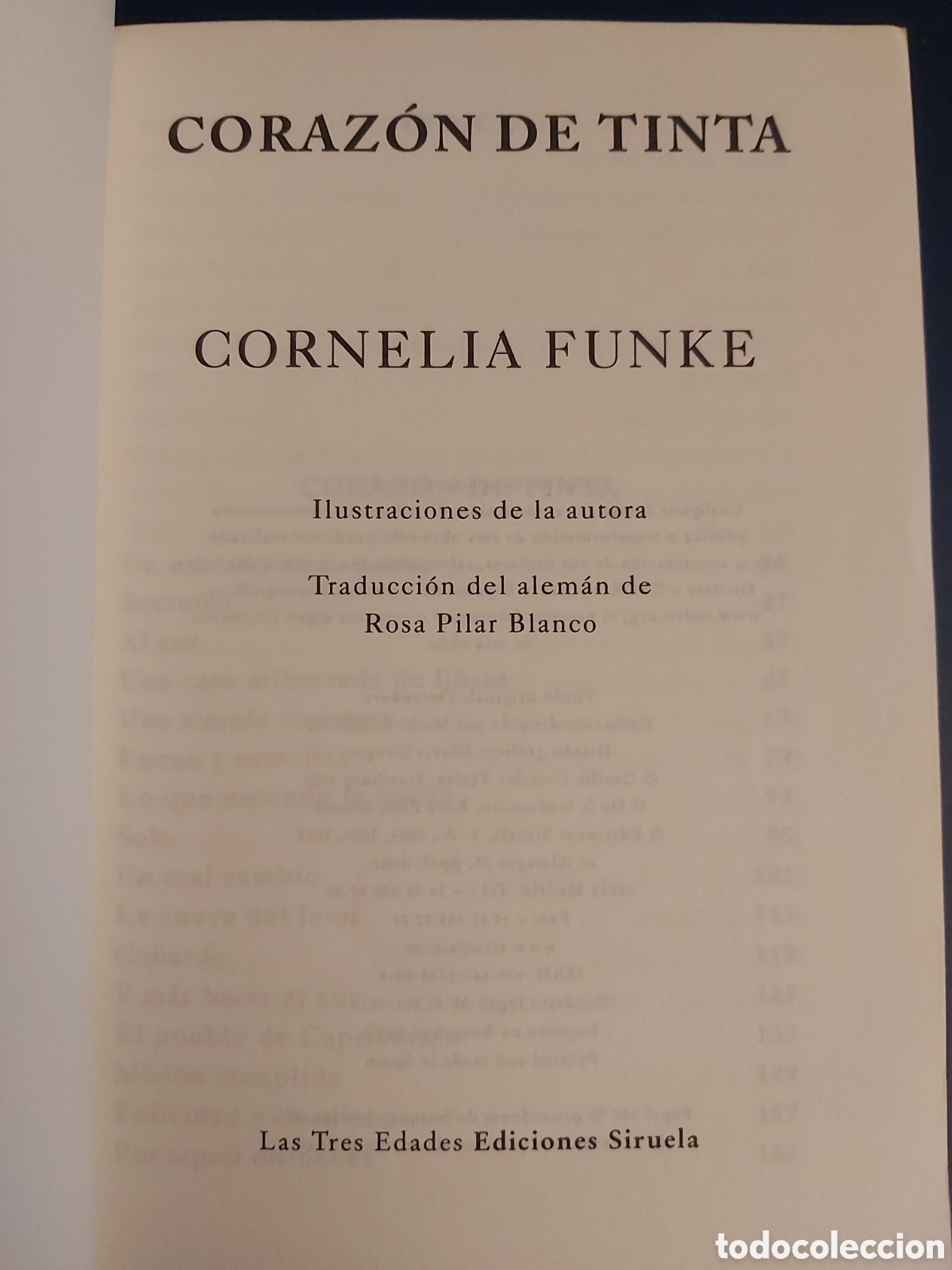 Libros de segunda mano: CORAZ&Oacute;N DE TINTA $ CORNELIA FUNKE $ SIRUELA $ 2012 - Foto 3