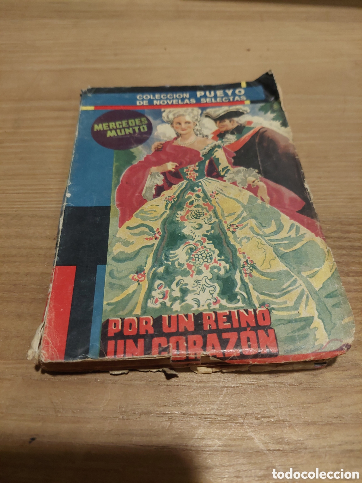 Libri di seconda mano: 412 coleccion pueyo novela Mercedes Munto por un reino un coraz&oacute;n 1951