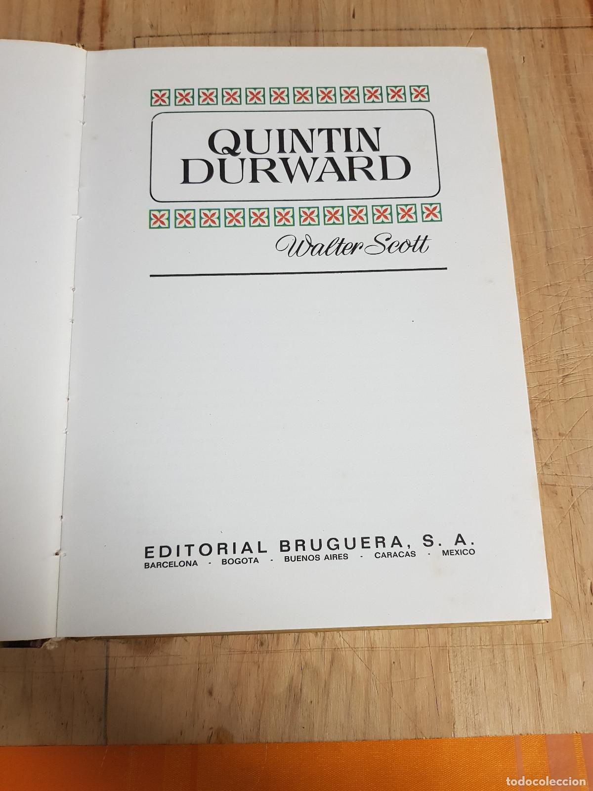 Libros de segunda mano: Quintin Durward - Walter Scott - Foto 2