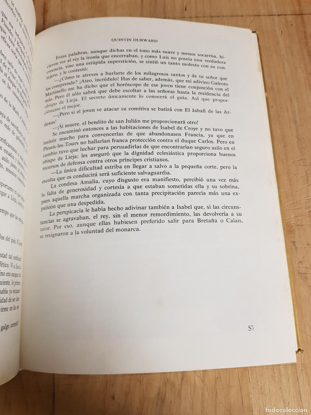 Libros de segunda mano: Quintin Durward - Walter Scott - Foto 4