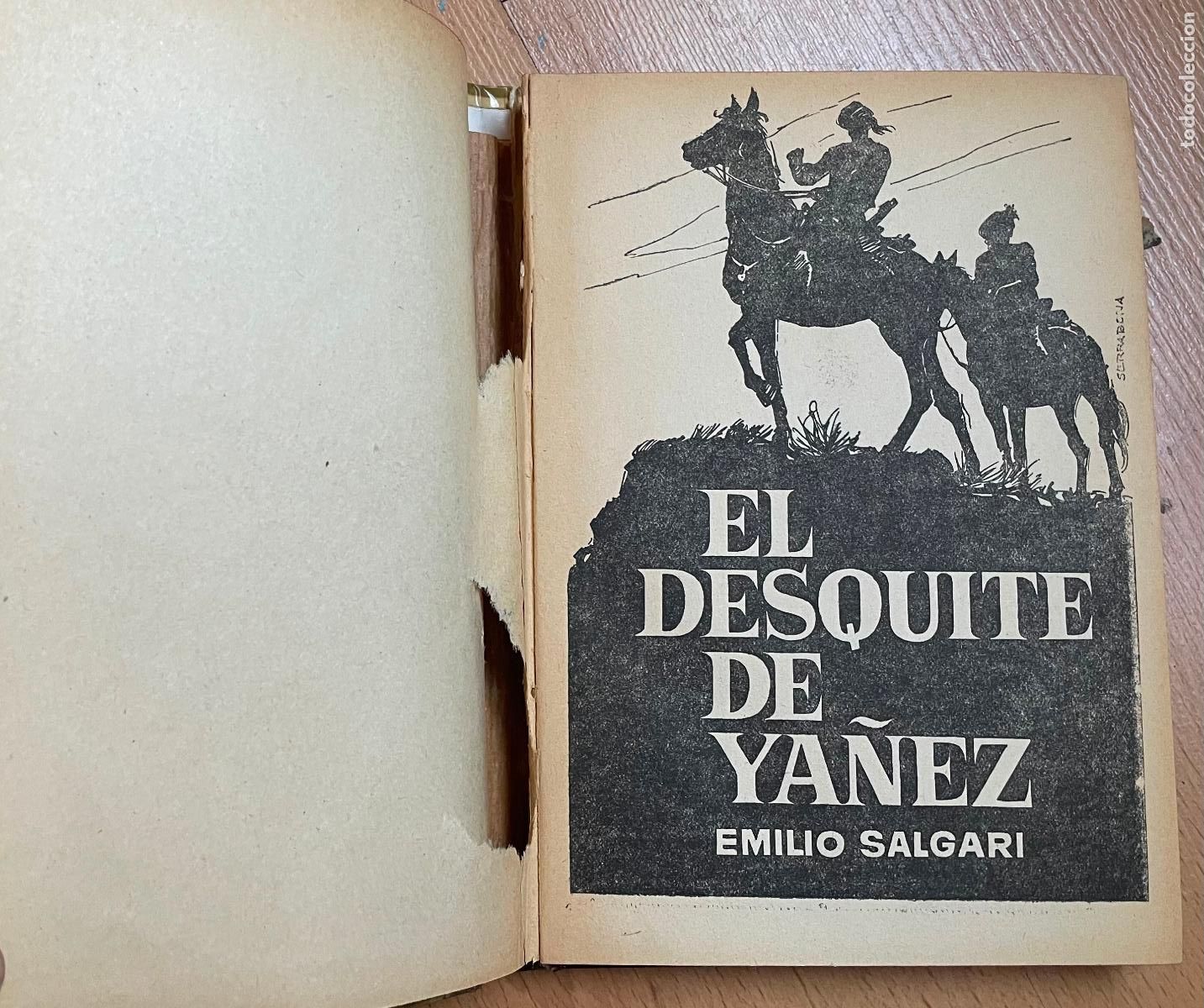 Libros de segunda mano: SALGARI el desquite de ya&ntilde;ez, - Foto 2
