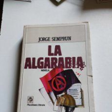 Libros de segunda mano: LIBRO LA ALGARABIA DE JORGE SEMPRUN