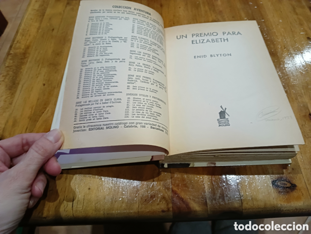 Libros de segunda mano: Un premio para Elizabeth. - Foto 3
