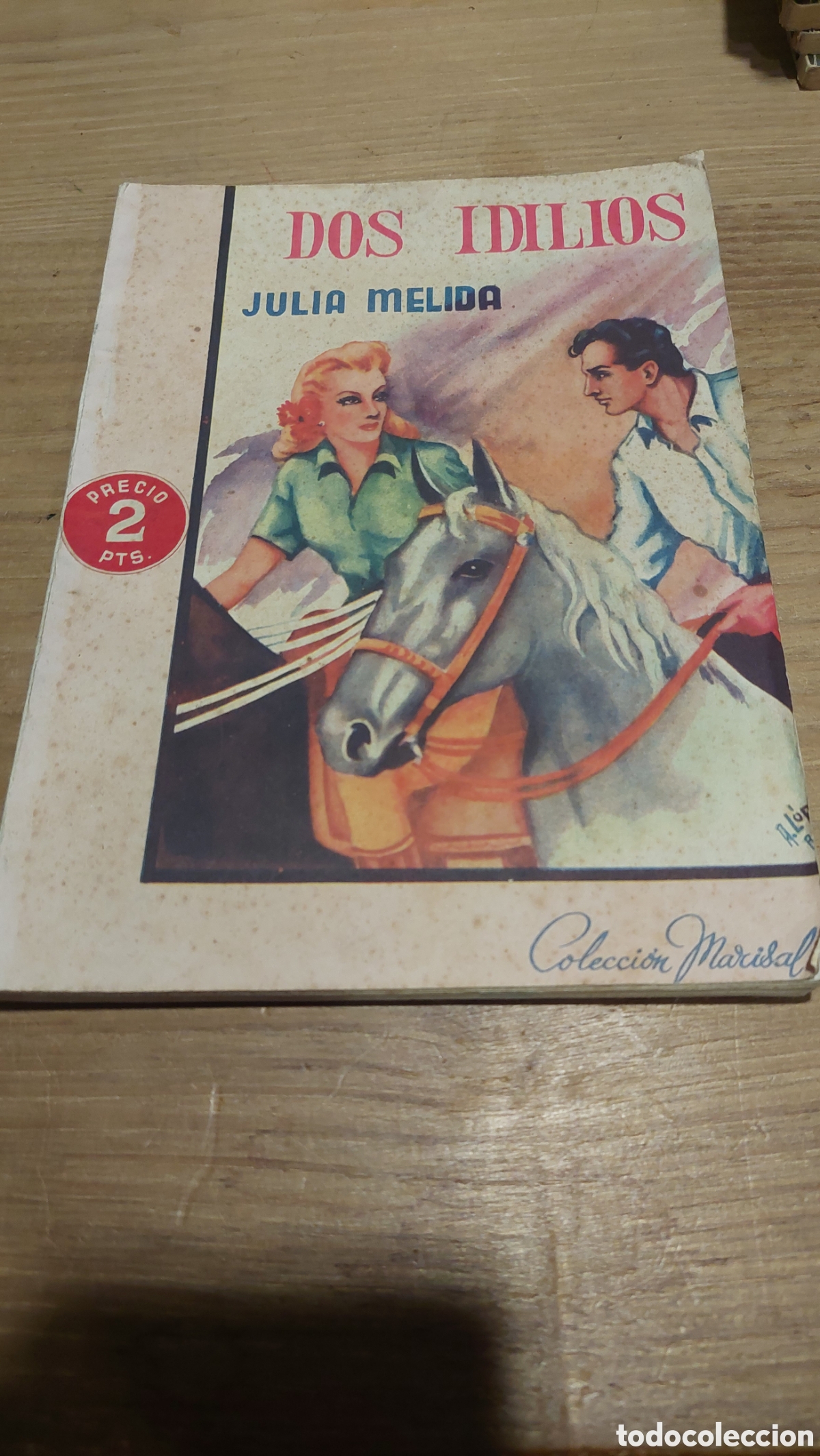 Libri di seconda mano: Dos idilios julia medidas coleccion marisal 1943