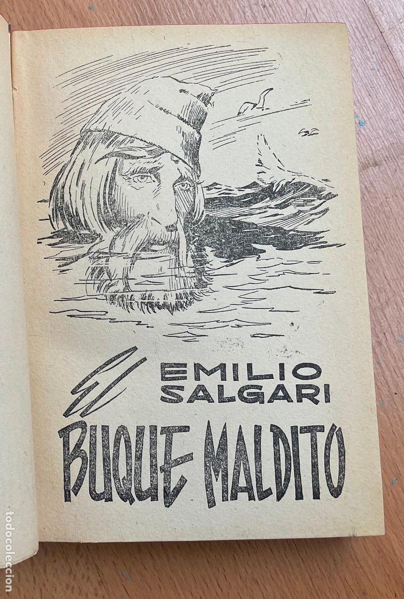 Libros de segunda mano: SALGARI, El buque Maldito, Molino - Foto 4