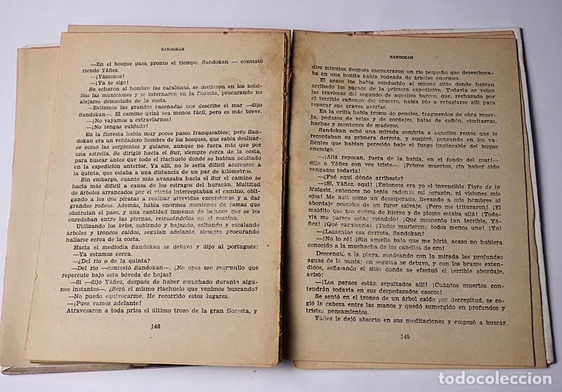 Libros de segunda mano: Sandokan. Emilio Salgari - Foto 5