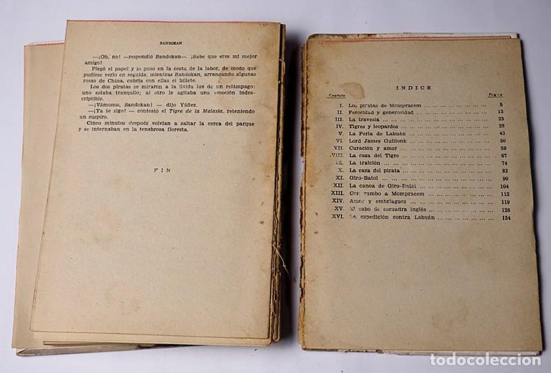 Libros de segunda mano: Sandokan. Emilio Salgari - Foto 7