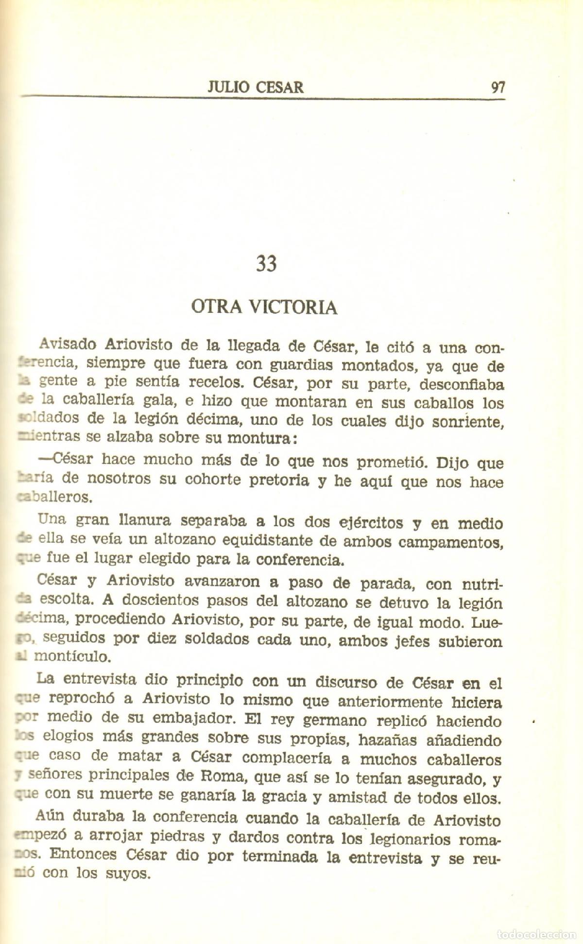 Libros de segunda mano: Julio Cesar - Farinacci, E. - Foto 2