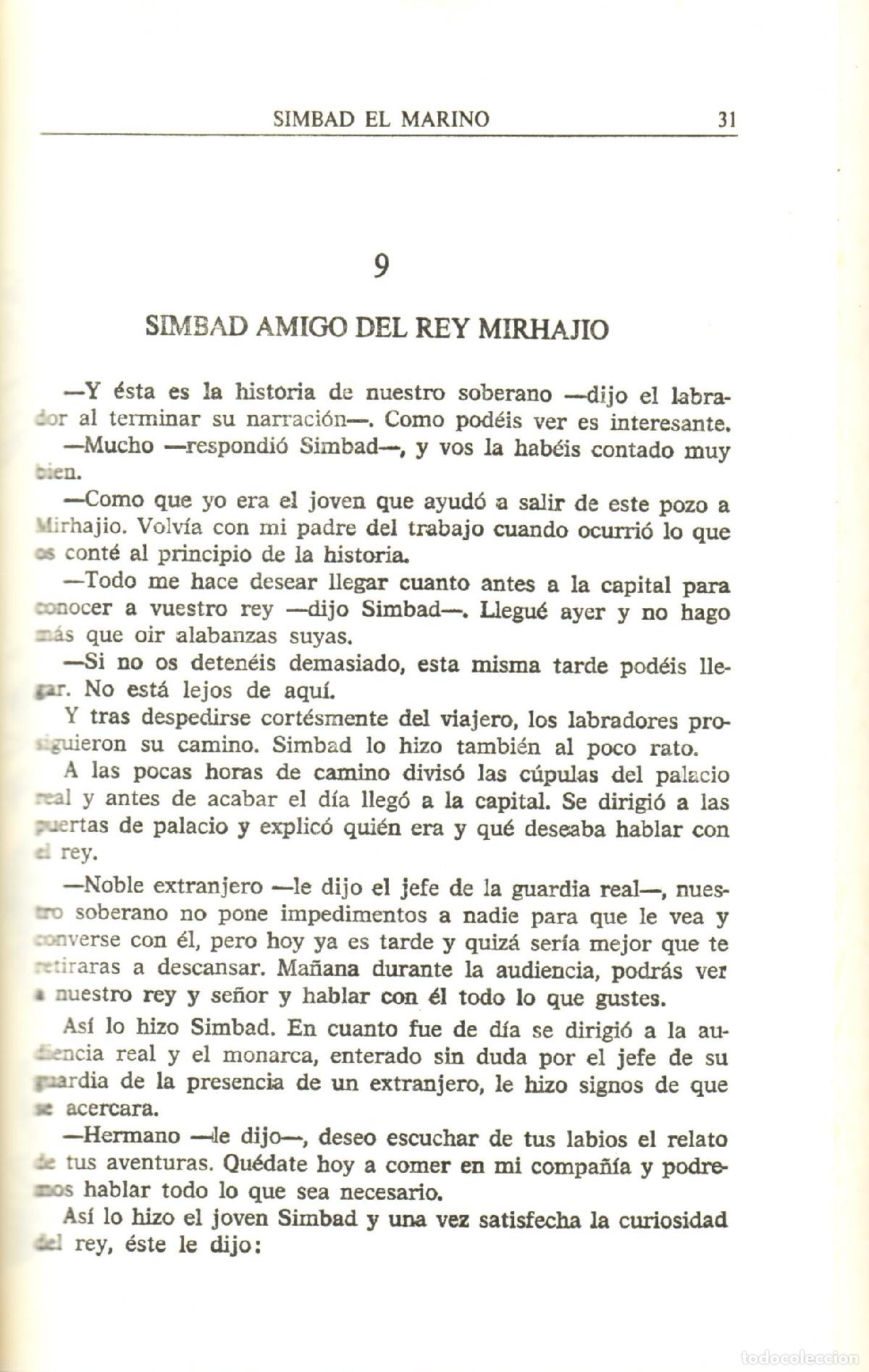 Libros de segunda mano: Simbad el marino - Anonimo - Foto 2