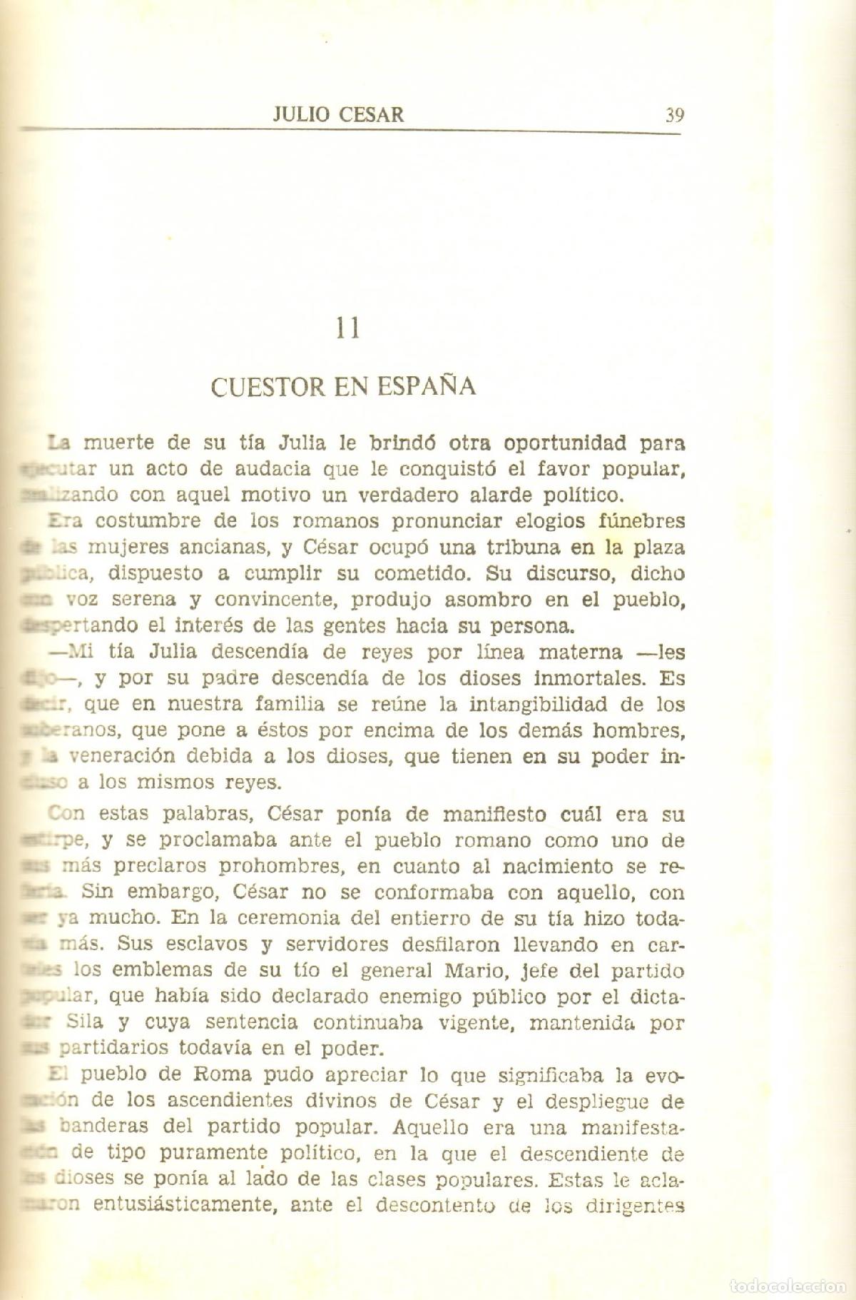 Libros de segunda mano: Julio Cesar - Farinacci, E. - Foto 2