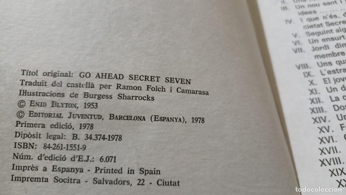 Libros de segunda mano: Endavant Set Secrets! - Enid Blyton - en catal&agrave; - Foto 8