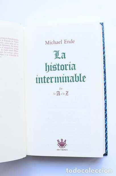 Libros de segunda mano: La historia interminable de la A a la Z - ENDE, Michael - Foto 2