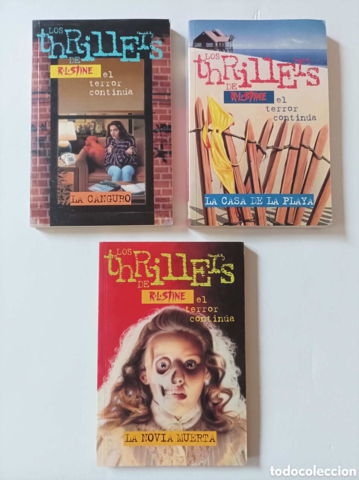 Libri di seconda mano: Los thrillers de R L Stine. El terror contin&uacute;a. 2 libros. N&uacute;meros: 1, 2 y 4
