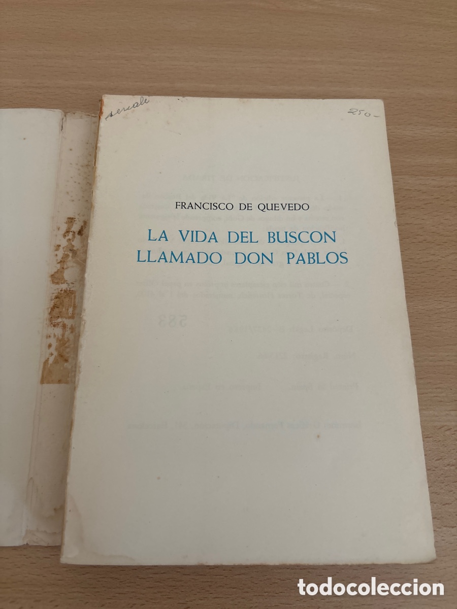 Libros de segunda mano: Libro, la vida del busc&oacute;n llamado don Pablos - Foto 4