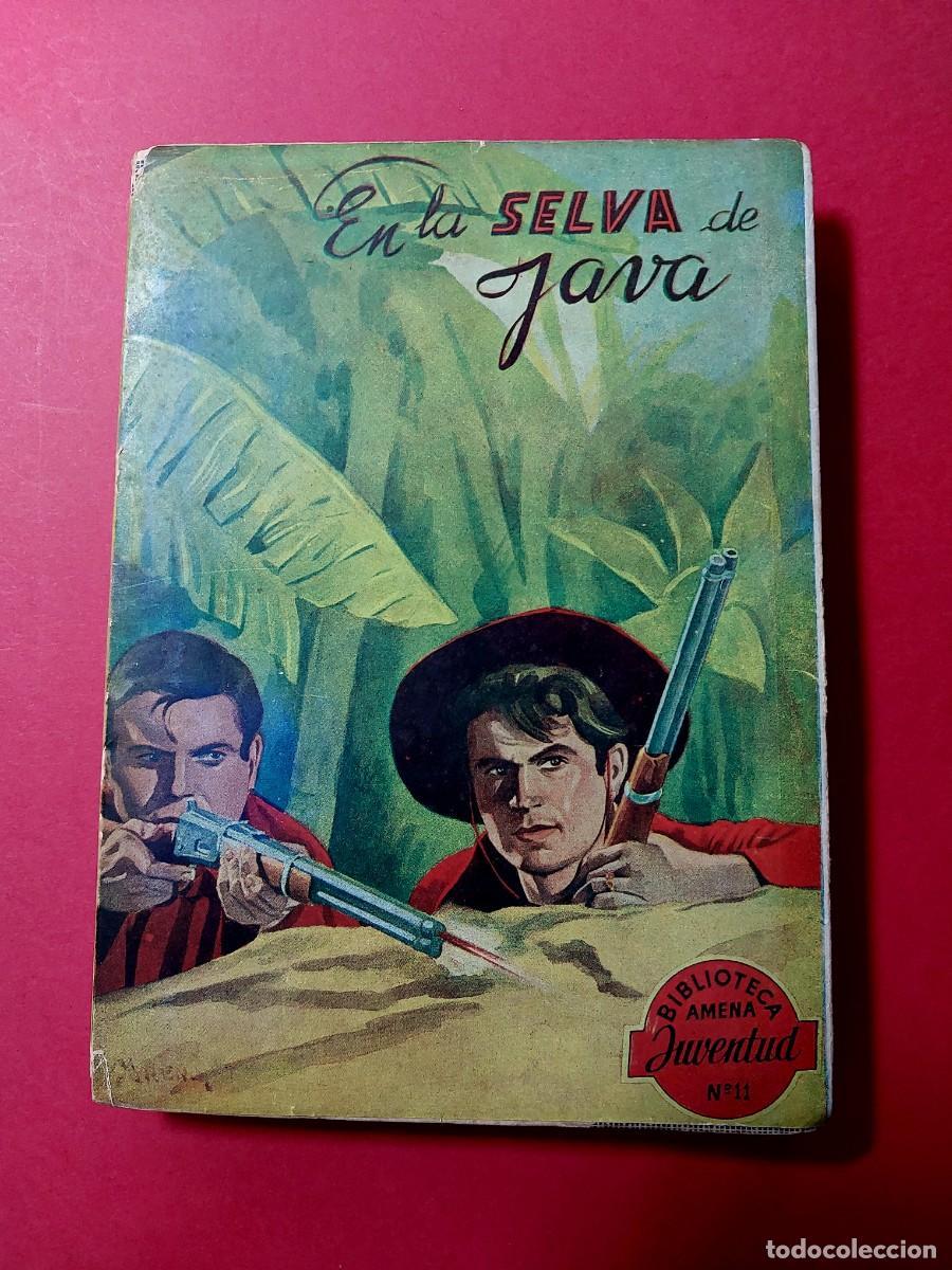 Libri di seconda mano: En La Selva de Java biblioteca Amena N&ordm; 11 Ilustrada Librer&iacute;a Salesiana 1947