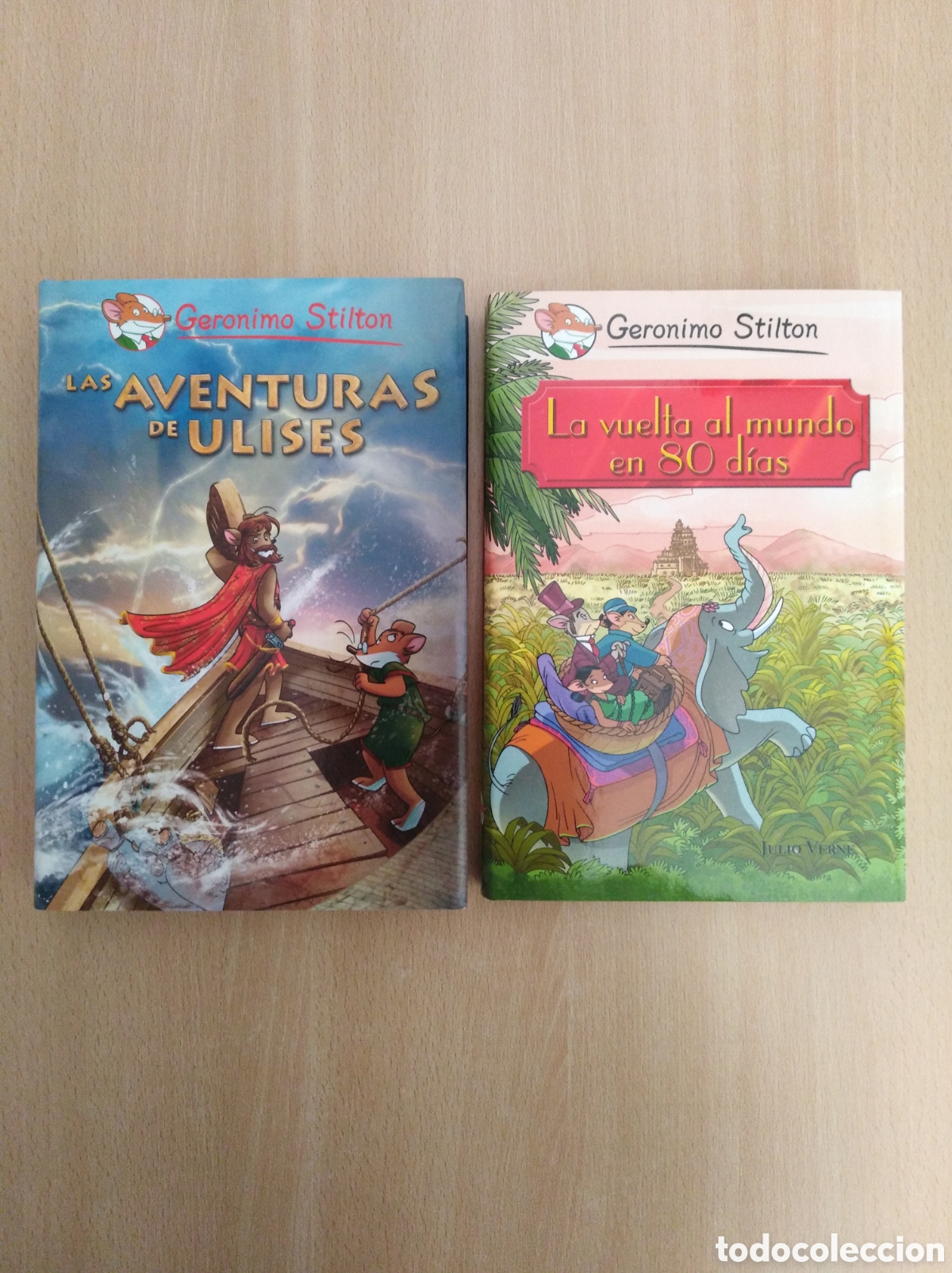 Gebrauchte B&uuml;cher: LAS AVENTURAS DE ULISES + LA VUELTA AL MUNDO EN 80 D&Iacute;AS. GERONIMO STILTON