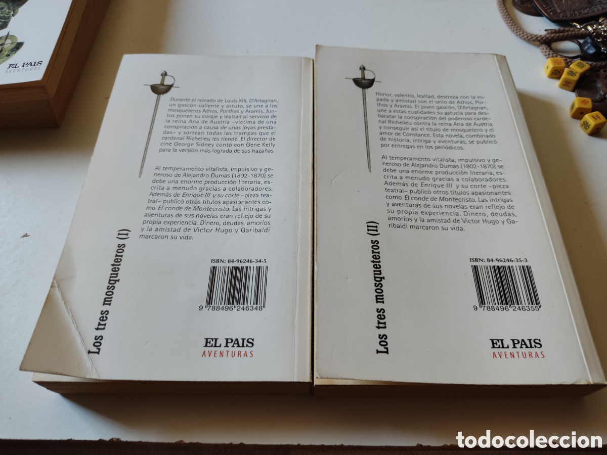 Libros de segunda mano: 2 Libros Los Tres mosqueteros de Alejandro Dumas - Foto 4