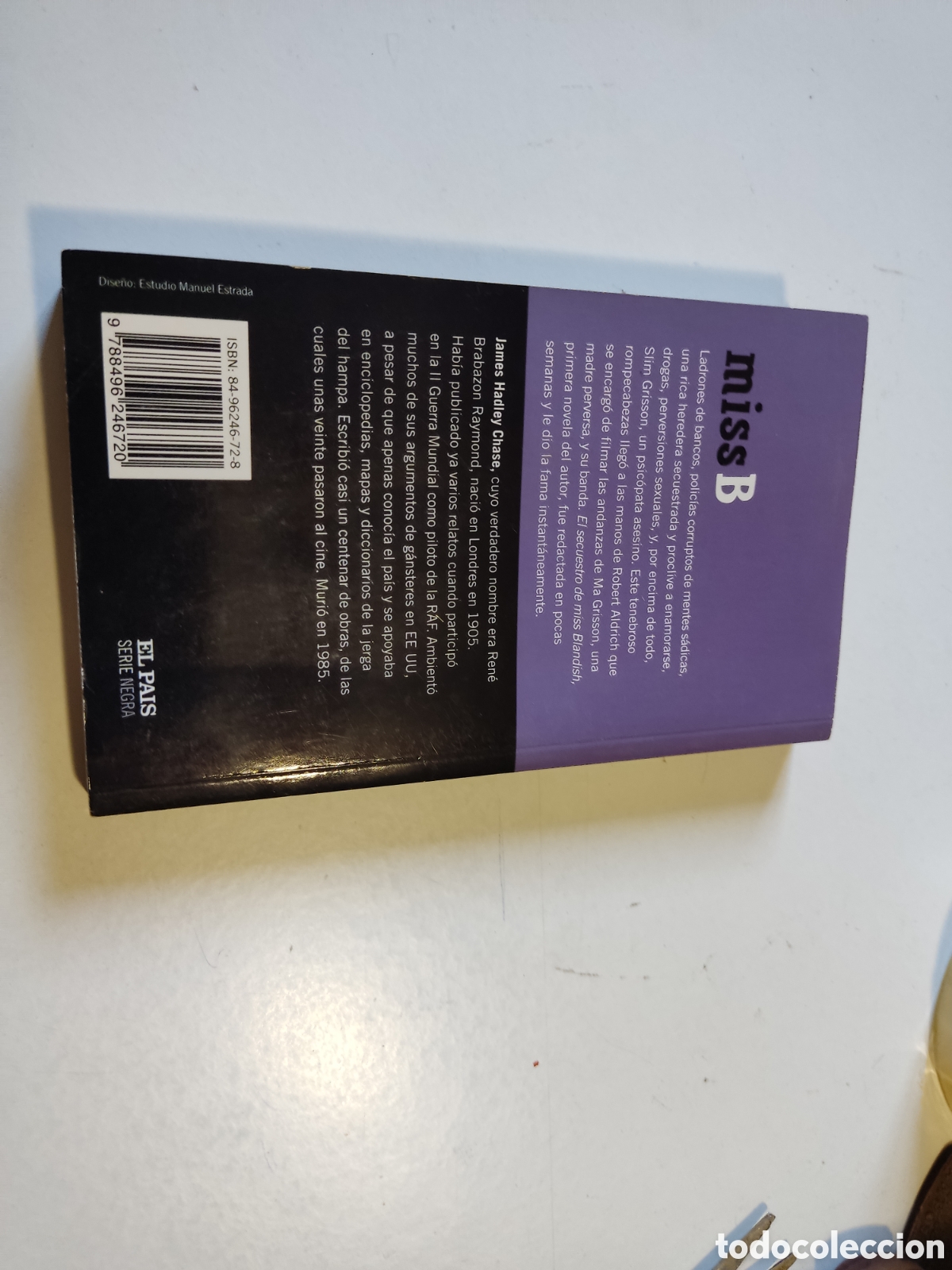 Libros de segunda mano: Libro El secuestro de miss Blandish, de james hadley chase - Foto 4