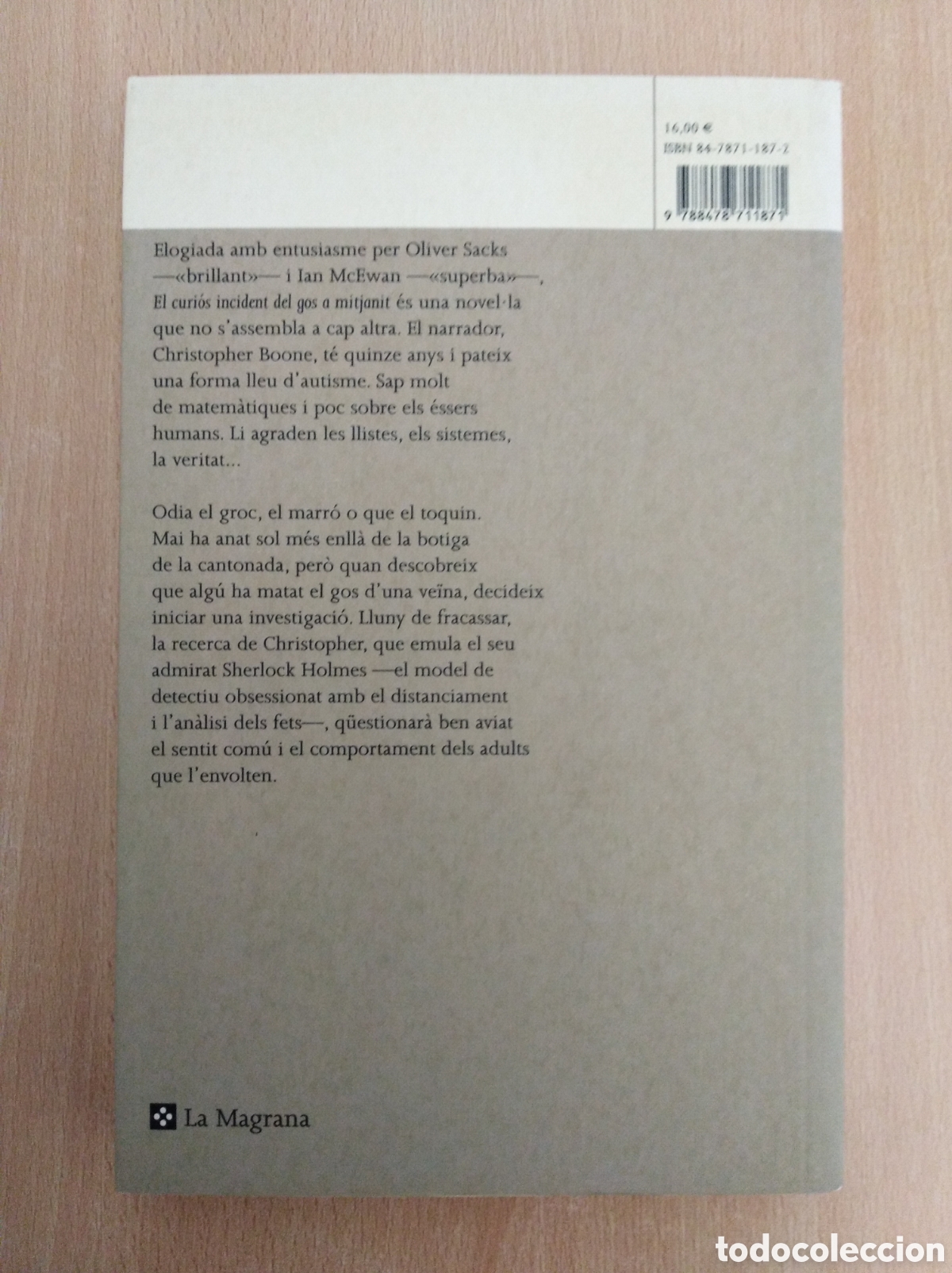 Libros de segunda mano: EL CURI&Oacute;S INCIDENT DEL GOS A MITJANIT. Mark Haddon - Foto 2