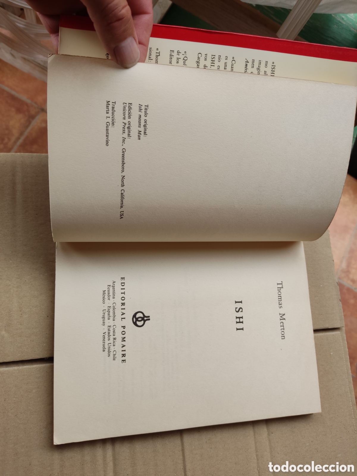 Libros de segunda mano: Libro ishi de Thomas Merton - Foto 2