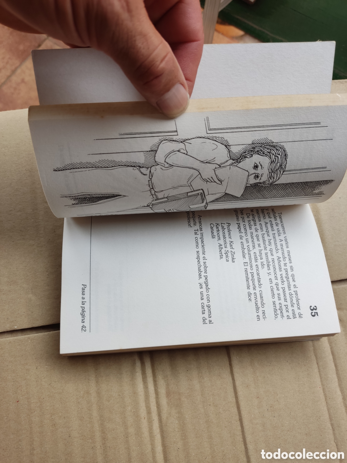 Libros de segunda mano: Libro Odisea en el hiperespacio de Edward Packard - Foto 2
